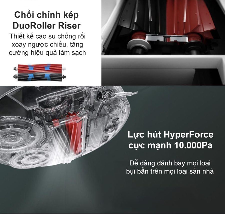 Chổi chính kép DuoRoller Riser