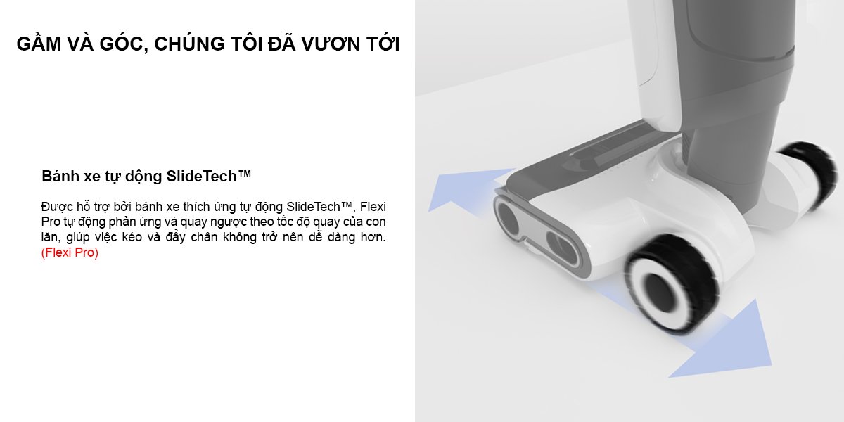 Bánh xe tự động SlideTech