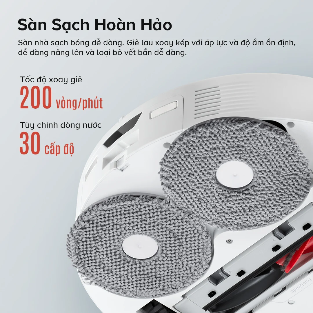 Robot hút bụi lau nhà Roborock Q Revo Curv