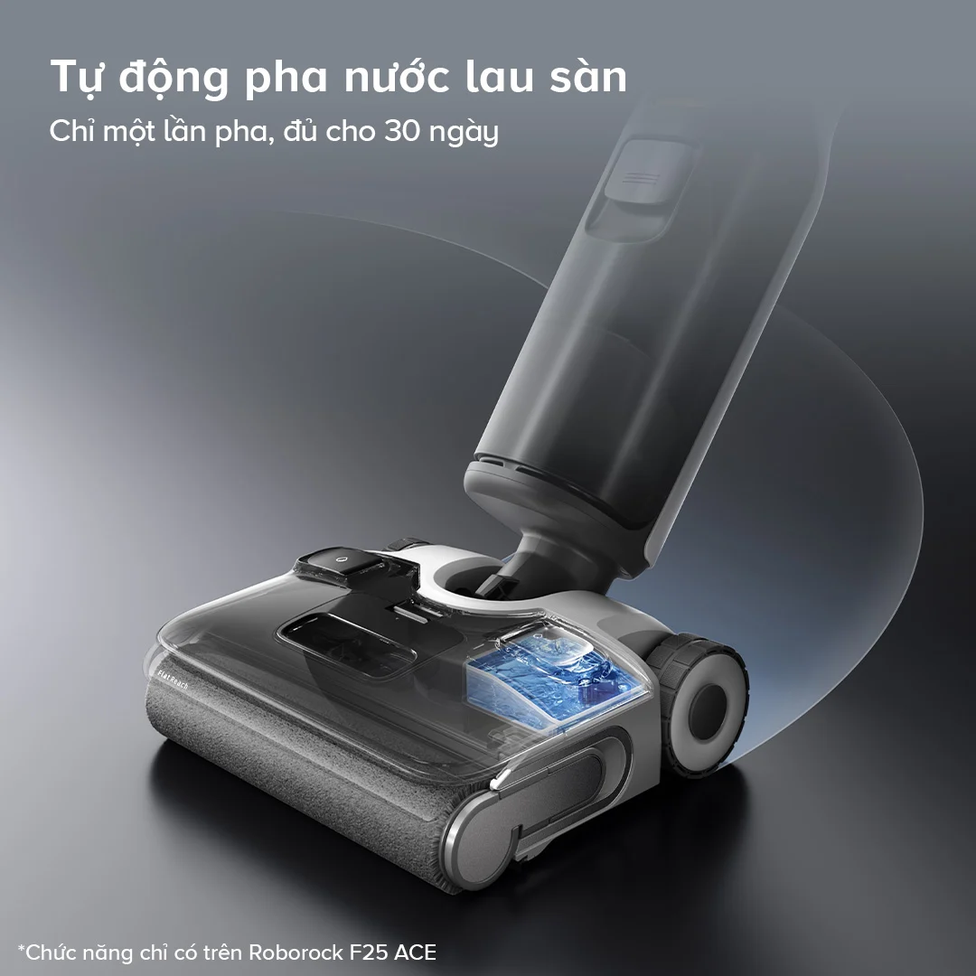 Máy hút bụi lau nhà cầm tay không dây Roborock F25 Ace