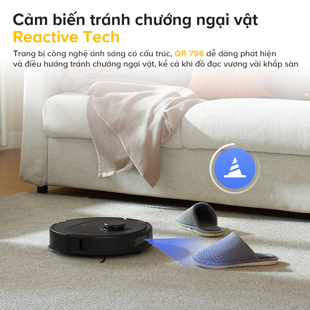 Robot hút bụi lau nhà Roborock QR 798 - Chính hãng - Ảnh 7